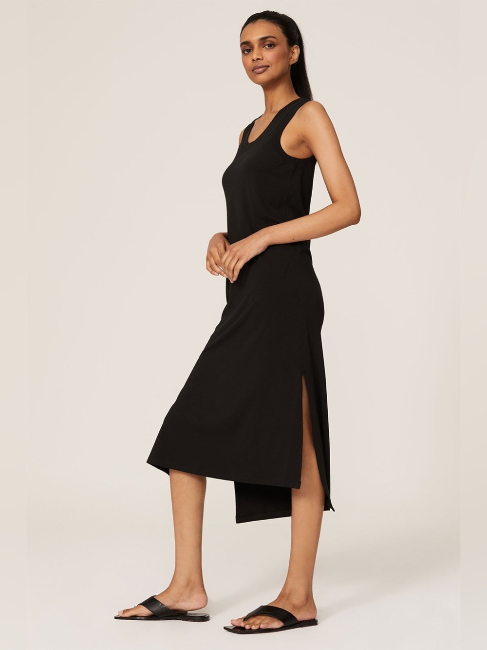 Lululemon All Yours Midi Tank Dress Black Size 10